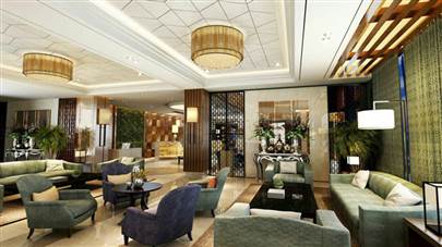 لابی هتل بزرگ کوروش کیش لابی هتل بزرگ کوروش کیش